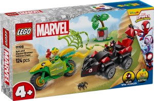 LEGO SPIDEY INSEGUIMENTO SUI DINO-VEICOLI DI SPIN ED ELECTRO 11198